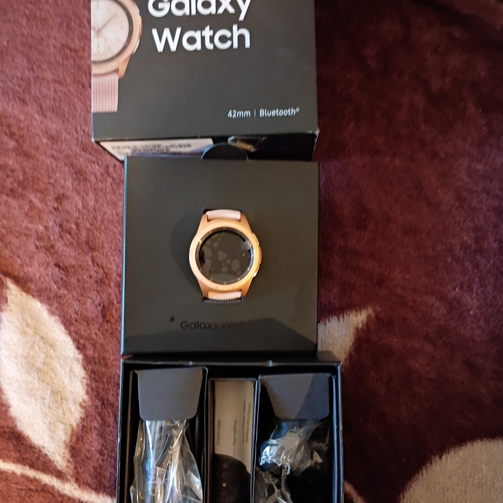 Galaxy By Harvic Rose Gold and Black Smartwatch